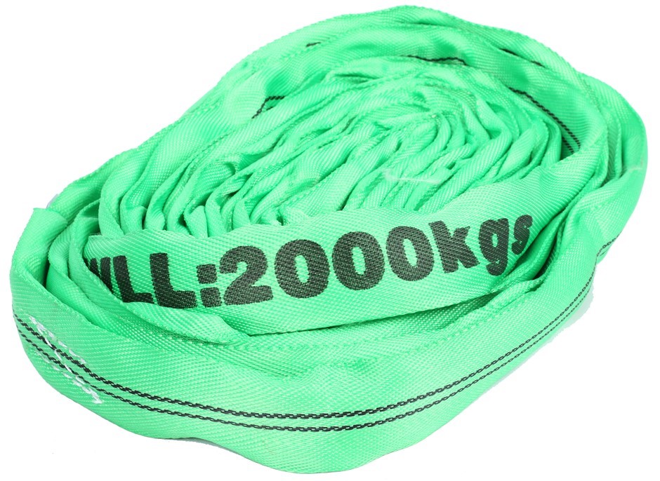 Round Lifting Sling, WLL 2000kg x 5M (With Test Cert).