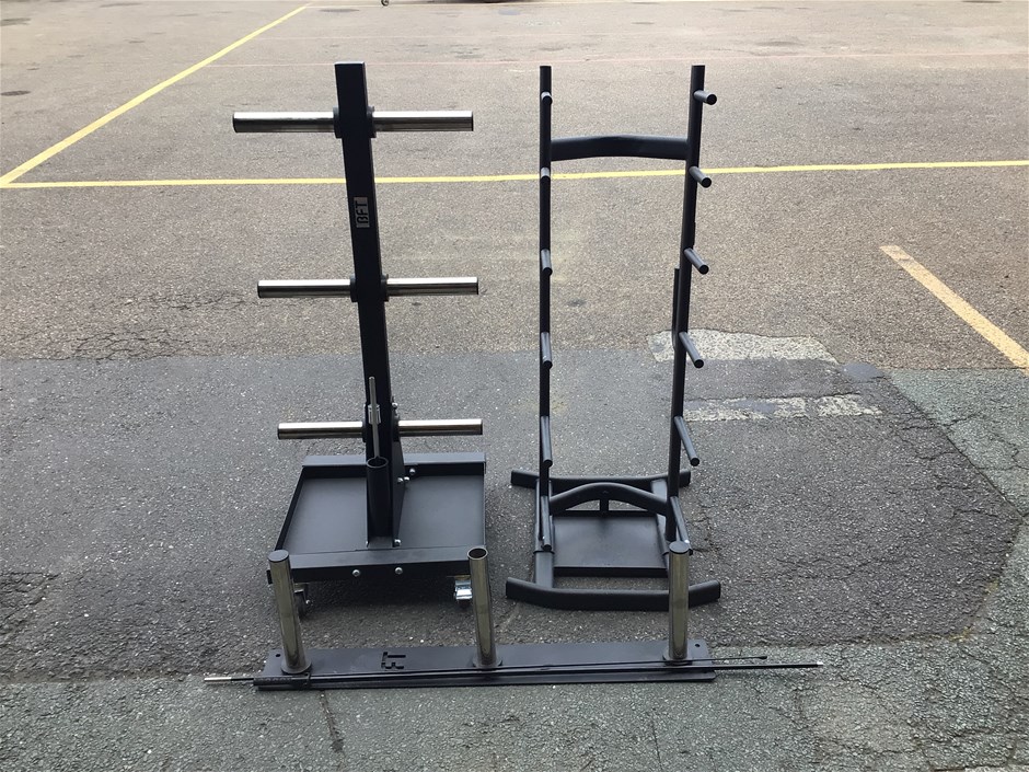 Pack of 3 BFT Olympic Weight Tree Rack for Weights & Bars Auction (0016