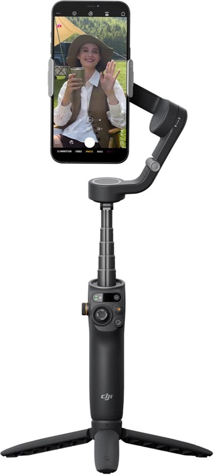 DJI Osmo Mobile 6 Smartphone Gimbal Stabilizer, 3-Axis Phone Gimbal, Built-