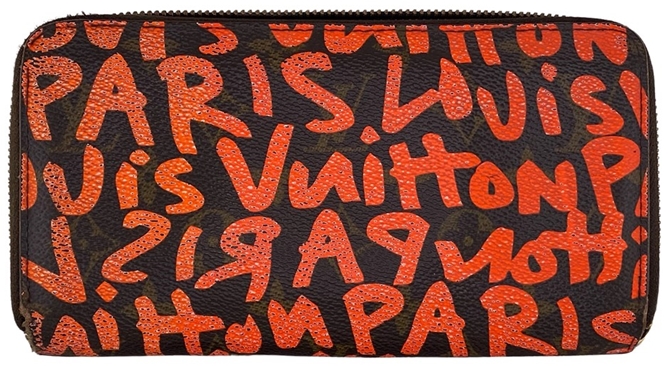 Louis Vuitton Brown/Orange x Stephen Sprouse Monogram Graffiti