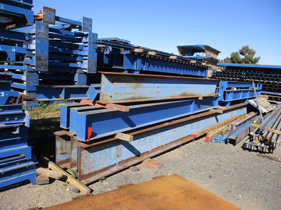 Large Qty of Steel I Beams Auction (0016-3027036) | Grays Australia