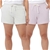 2 x 32 DEGREES Women's 2pk Ultra Soft Shorts, Size L, Cotton/Polyester, Hea