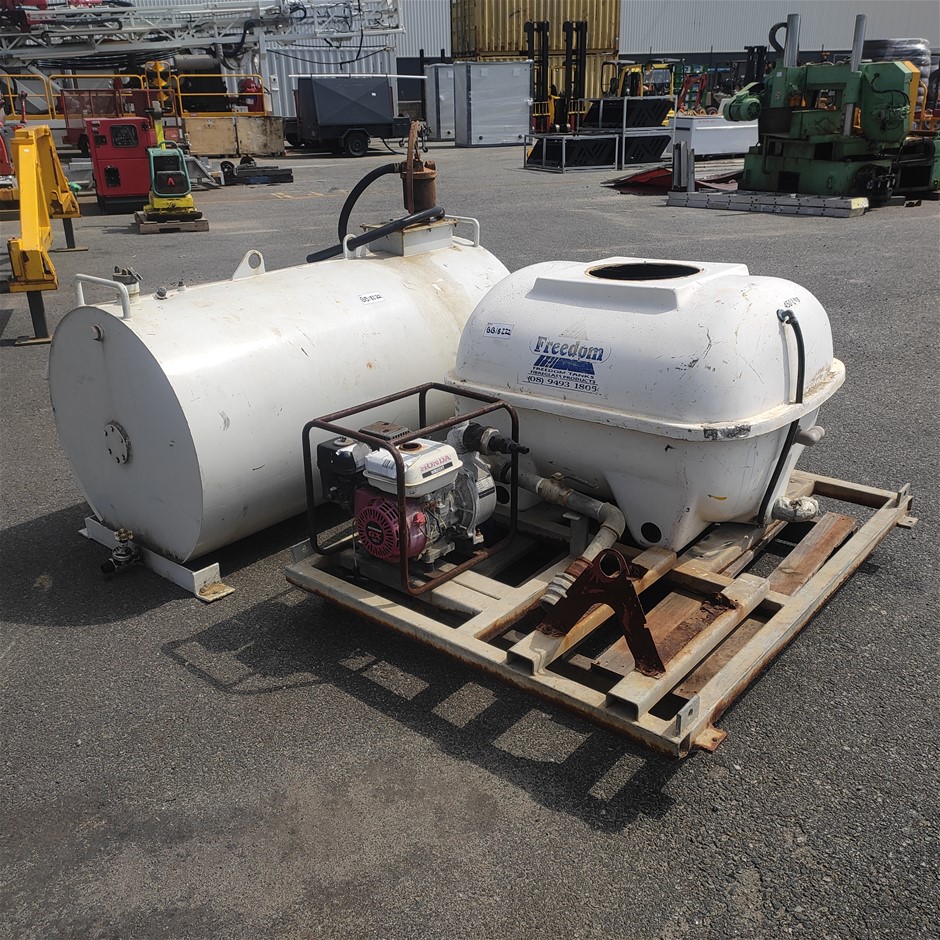 No Reserve Diesel Tank, Screed Mixer, Rotary Trowel & More