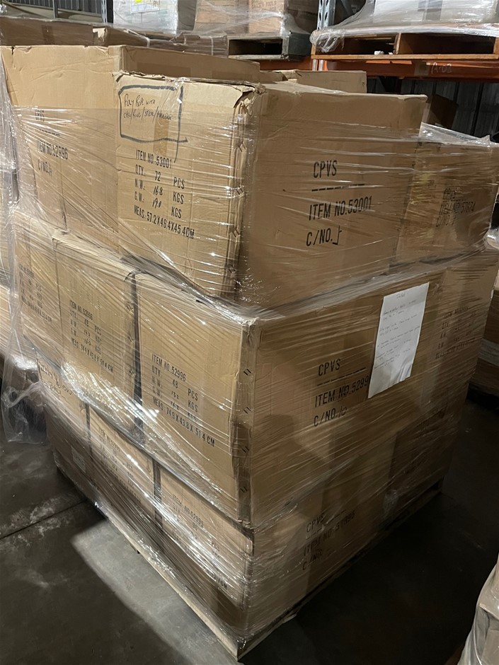 No Reserve Pallets of Petware, Lined Empty Tins & Lids - Vic