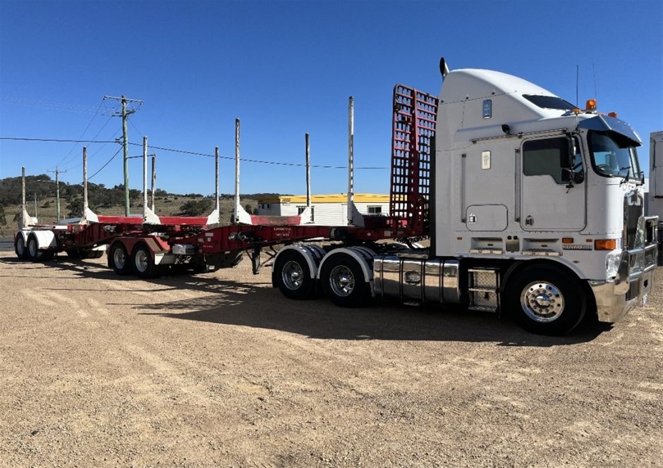B Double Log Trailer Combo (Trailers Repairable Write Offs) Auction (00545054631) Grays Australia