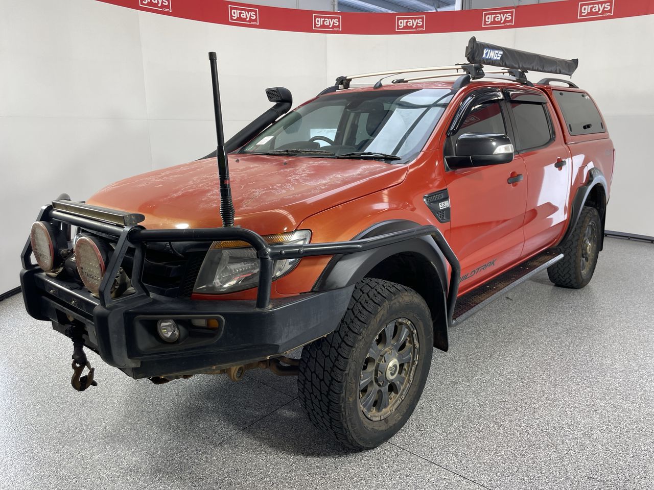 2012 Ford Ranger Wildtrak 4x4 PX Turbo Diesel Manual Dual Cab Auction ...
