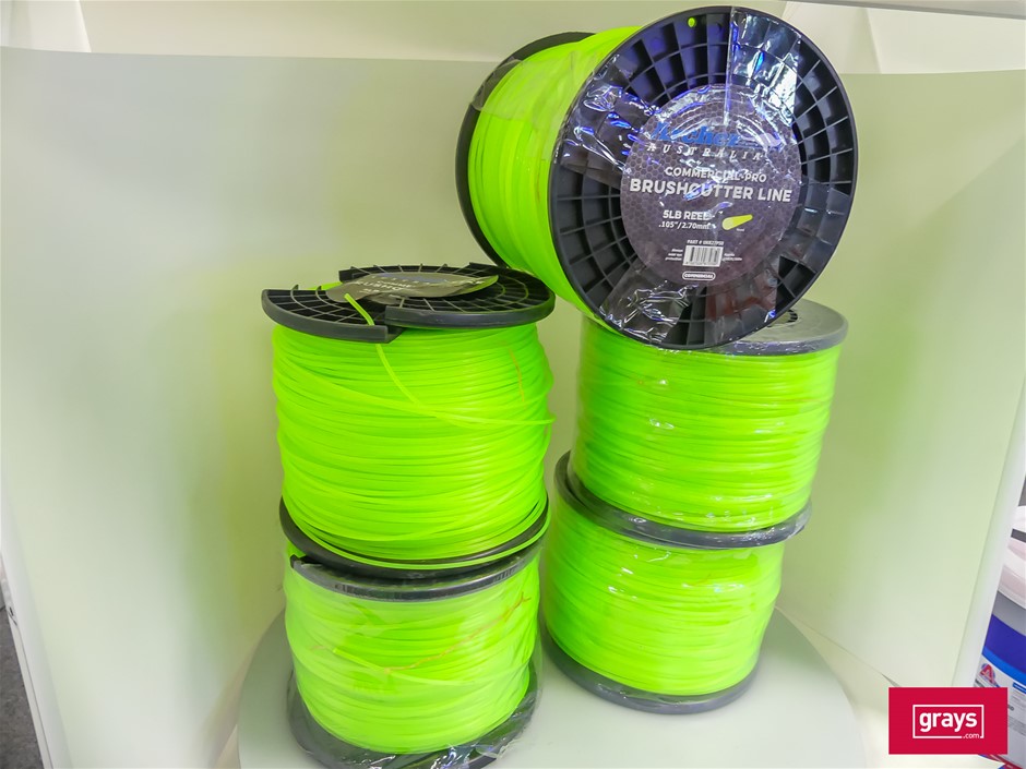 Qty 5 x Archer Unused Commercial Grade Brush Cutter Line Auction (0366