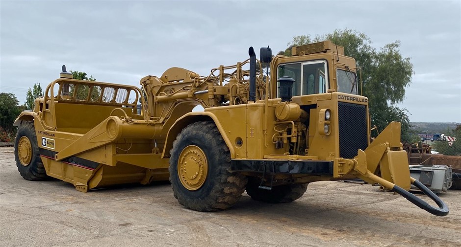 Caterpillar 627B Scraper, 2020 Bomag Roller & Cummins Motor