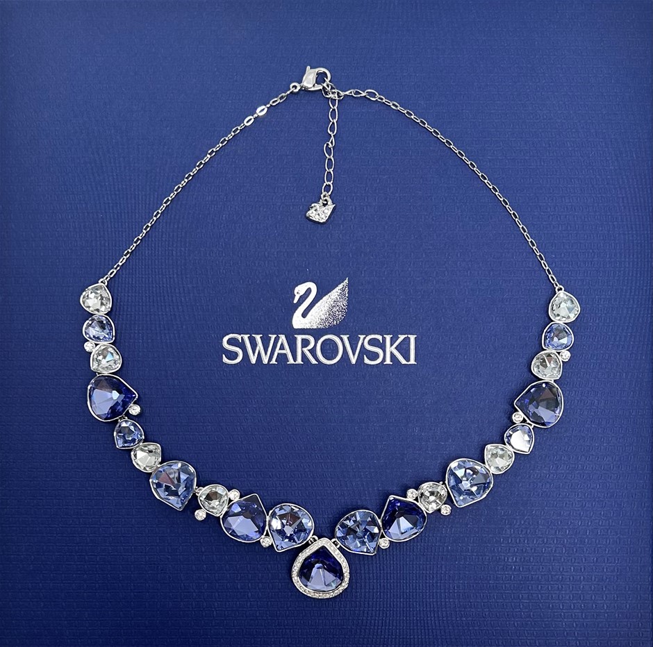 Swarovski Tatiana Crystal Necklace Auction (0007-2556341