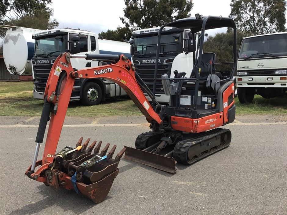 Kubota KX0184 Hydraulic Excavator Auction (00023027602) Grays Australia