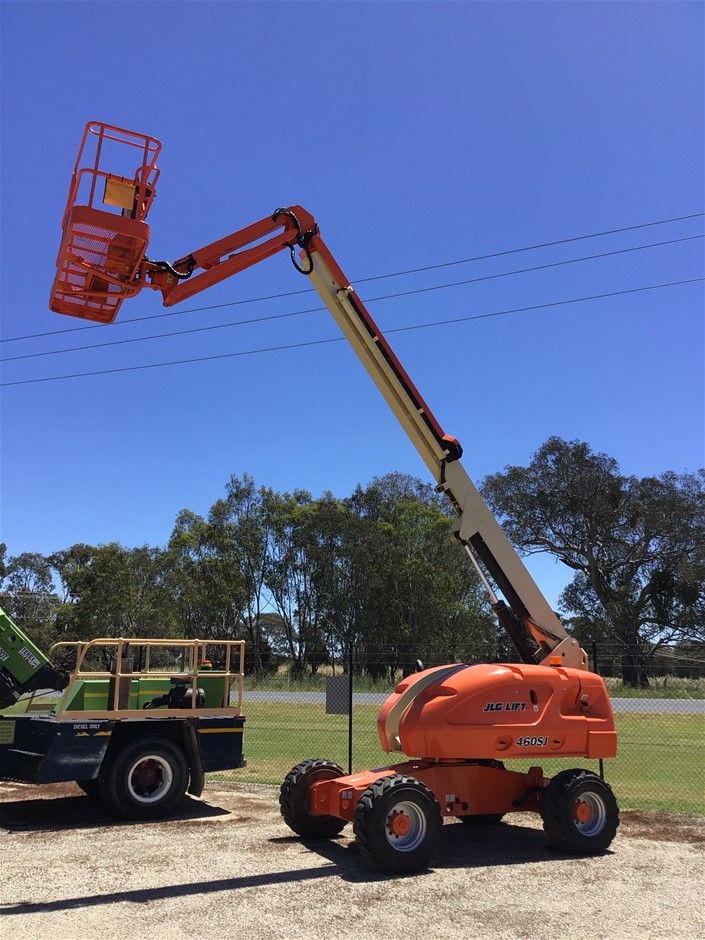JLG All Terrain Boom Lift and Palfinger Marine Crane