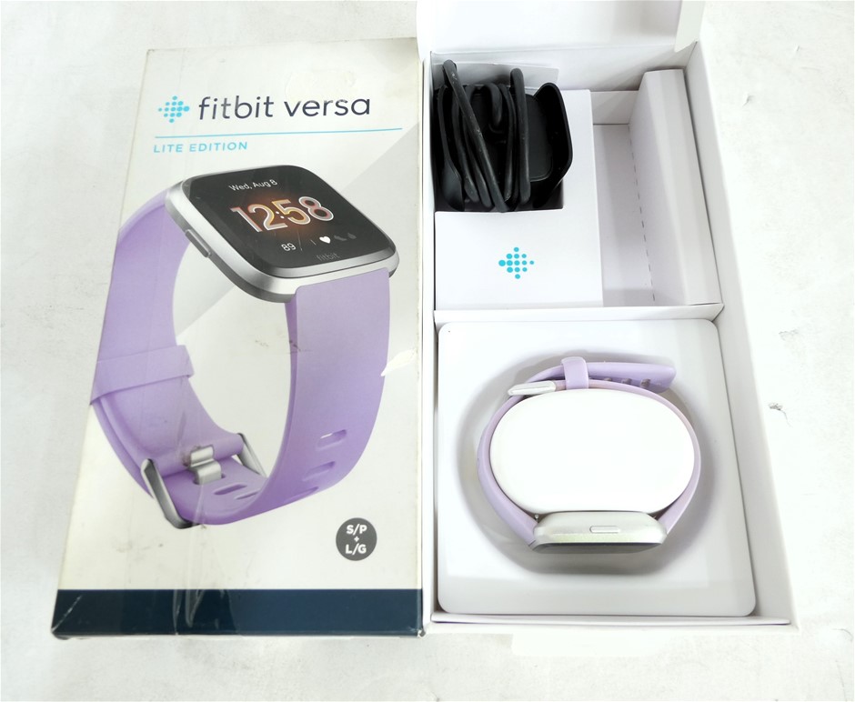 Fitbit Versa Lite Edition, PURPLE Auction (0018-2558687) | Grays Australia