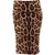 Brave Soul Women's Leopard Print Tube Skirt