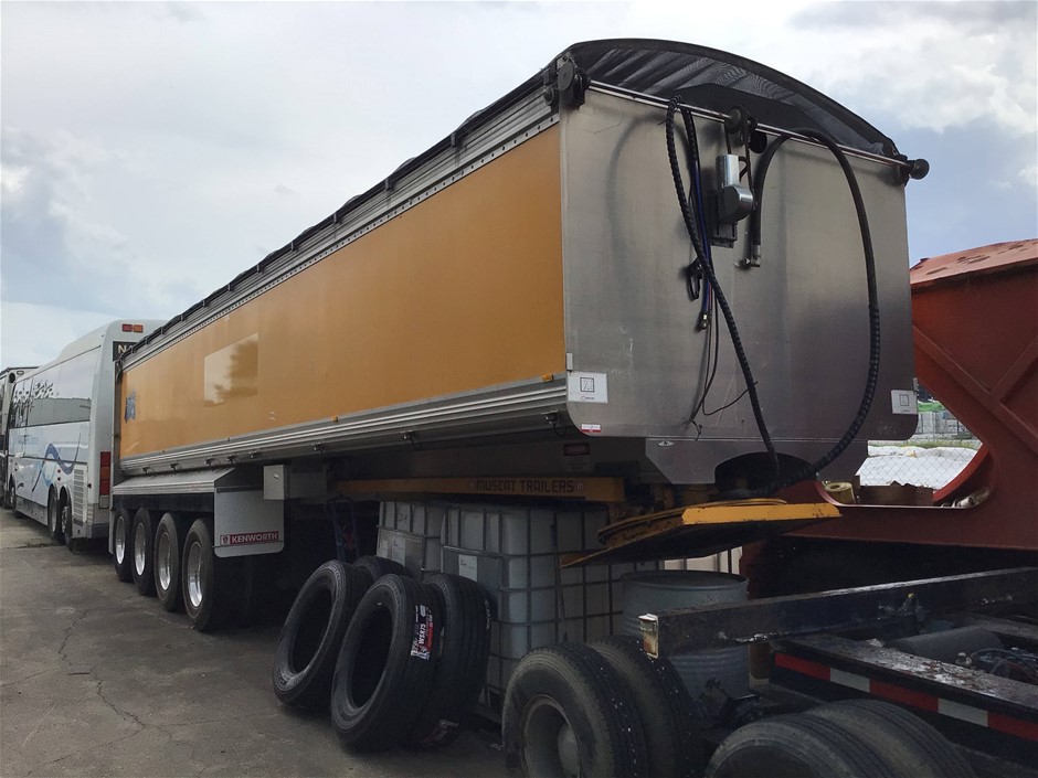 2018 Muscat Quad Semi Quadaxle Tipper Trailer