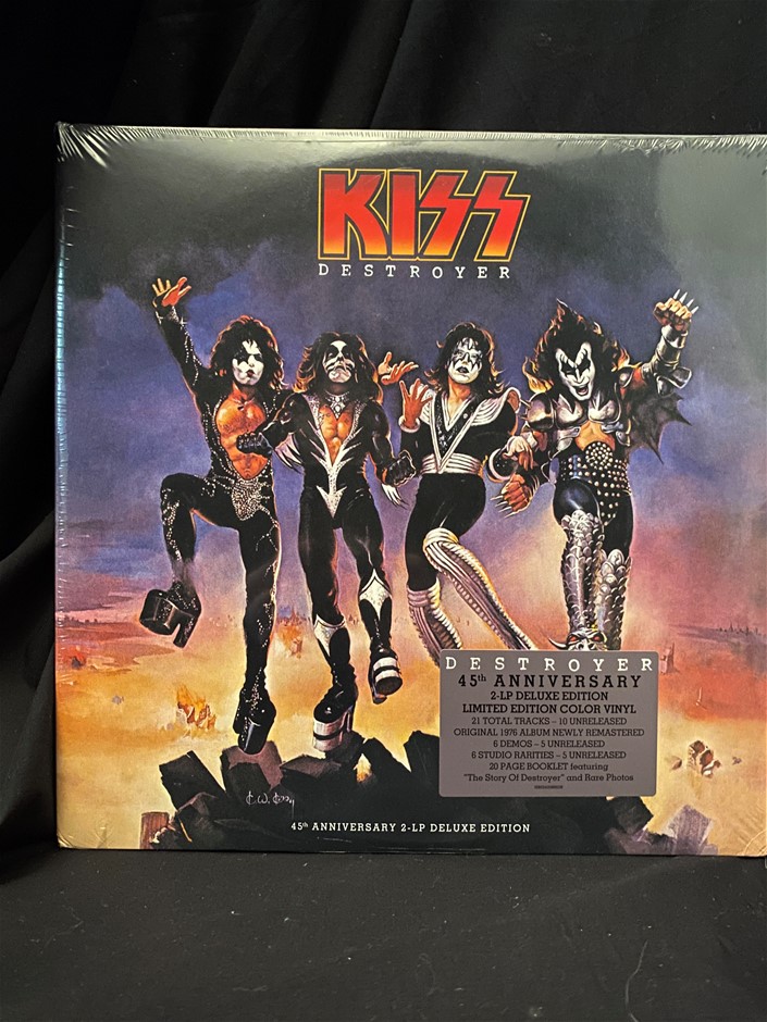 Kiss Destroyer 45th Anniversary 2 Lp Collection Limited Edition Color 