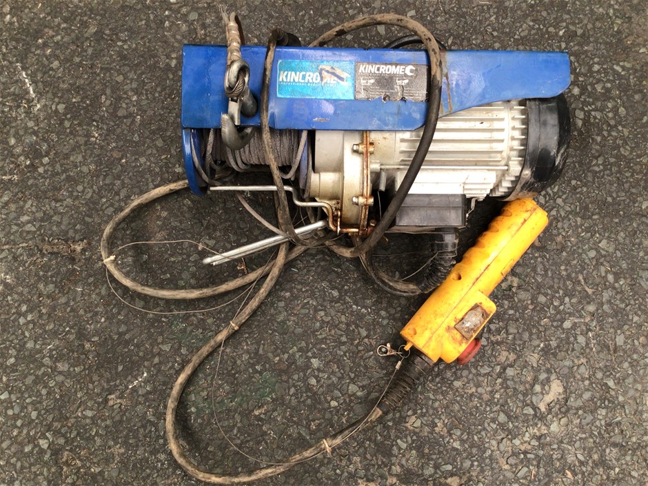 Kincrome 800kg Electric Hoist Auction (00777048475) Grays Australia
