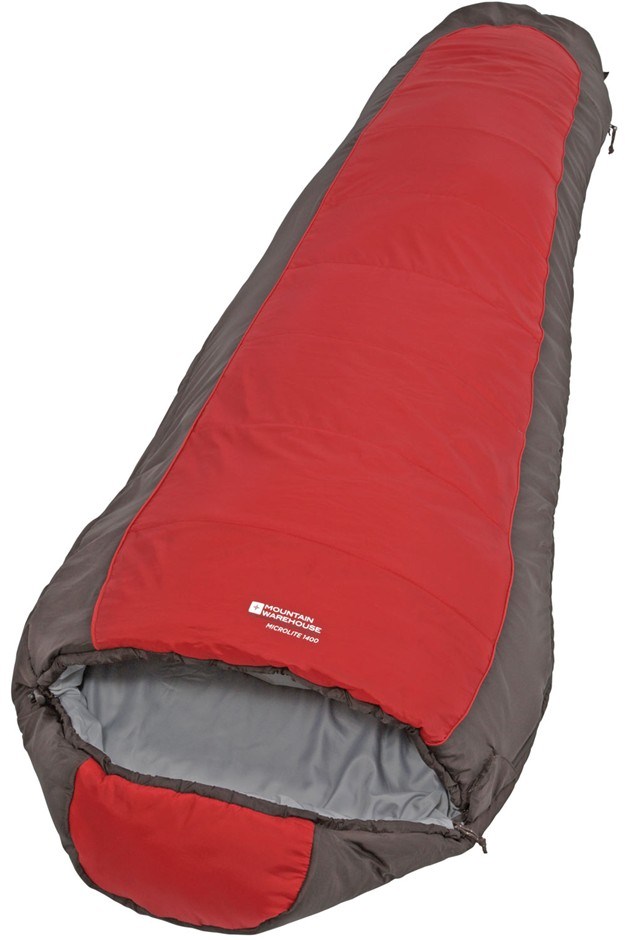 Mountain Warehouse Microlite 1400 Sleeping Bag Left Handed Zip