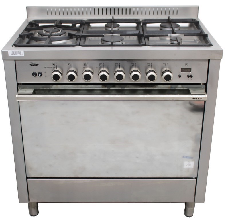 GLEM GAS 5 BURNER STOVE WITH CONVECTION OVEN Auction (00145054943