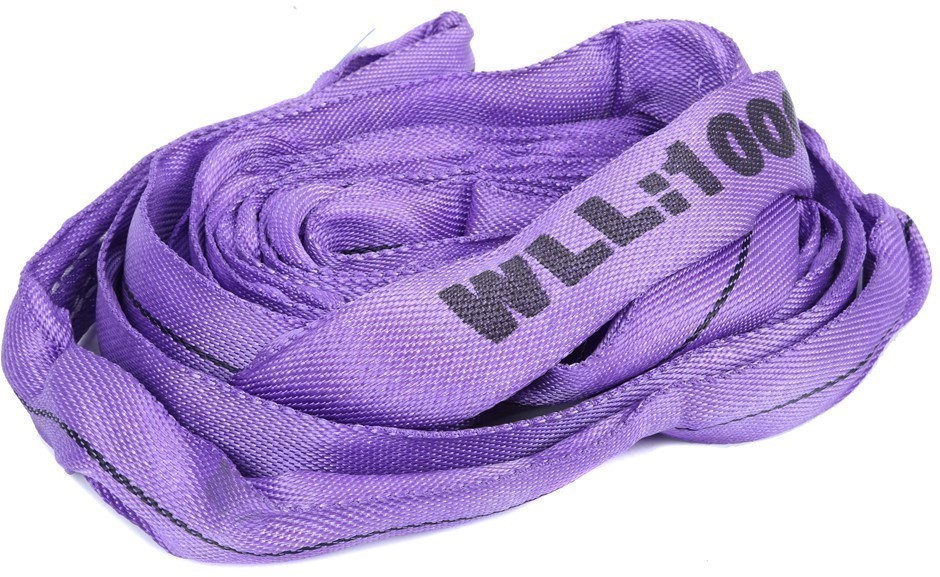 2 x Round Lifting Slings, WLL 1000kg x 3.5M  (With Test Cert).