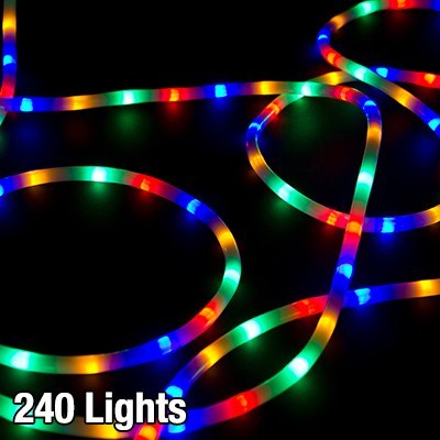 10m Multi-Colour Neon LED Xmas Rope Ligh