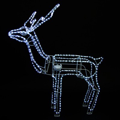Side to Side Moving Reindeer Xmas Rope L