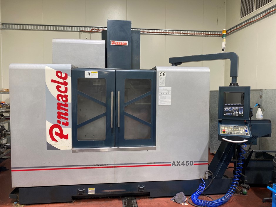 Pinnacle AX450 Vertical CNC Milling Machine Auction (00038018221