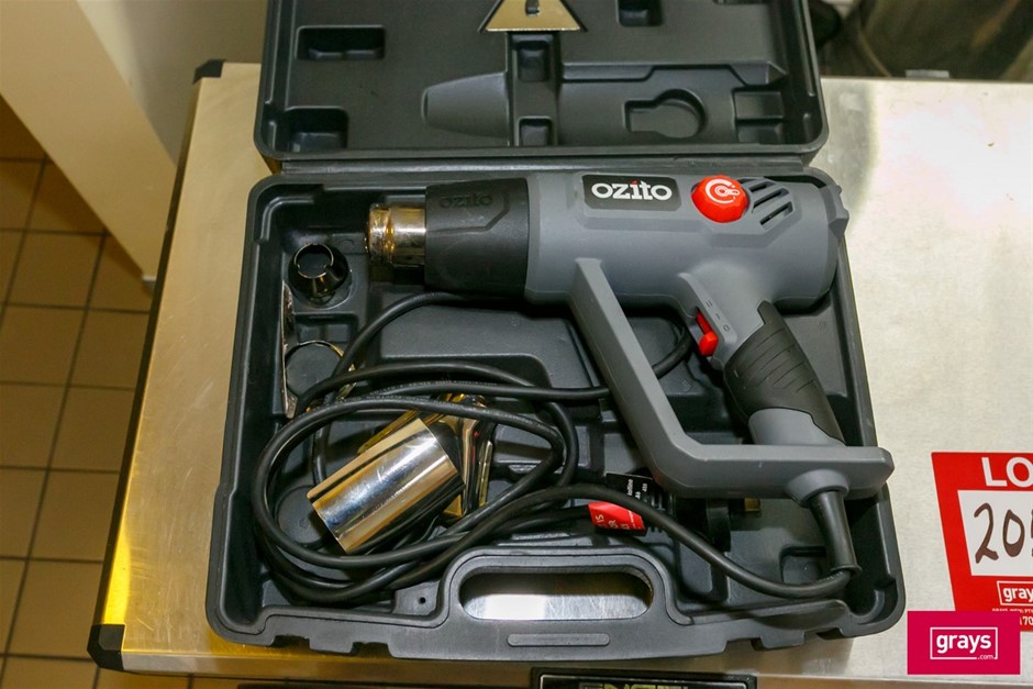 Ozito HGN 2100 Heat Gun In Poly Case Auction (20545054998) Grays Australia