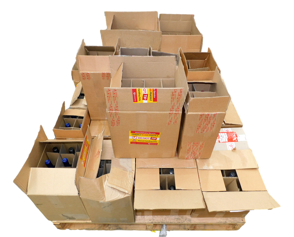 Pick Up Pallet of Wine Approx 25 Assorted Cartons of Wine Auction (0001 ...