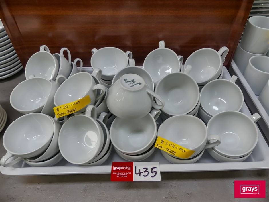 Kingdom Of Thailand Unused Royal Porcelain Coffee Cups Auction (0435 ...