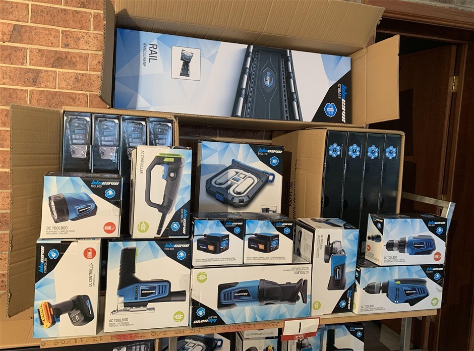 BluCave Power Tool Station & Power Tools, Gloves & More Vic