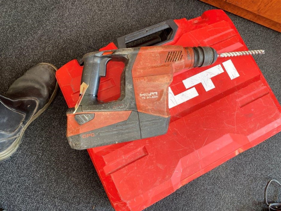 HILTI TE30A36 Cordless Rotary Hammer Drill Auction (00445055127