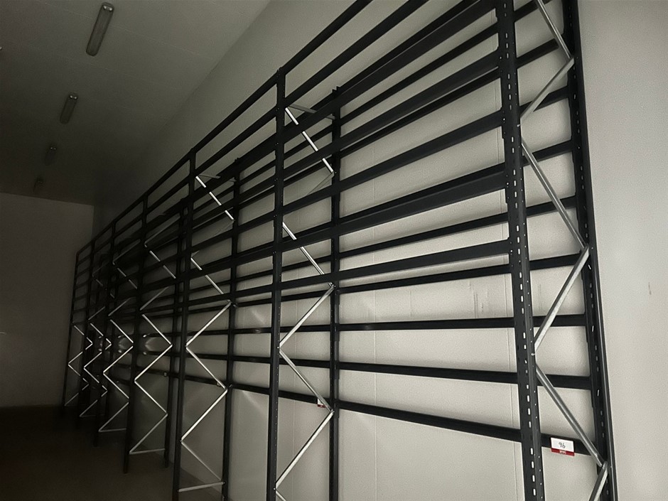 7 Bays Light Blue Racking Auction (0096-7048782) | Grays Australia