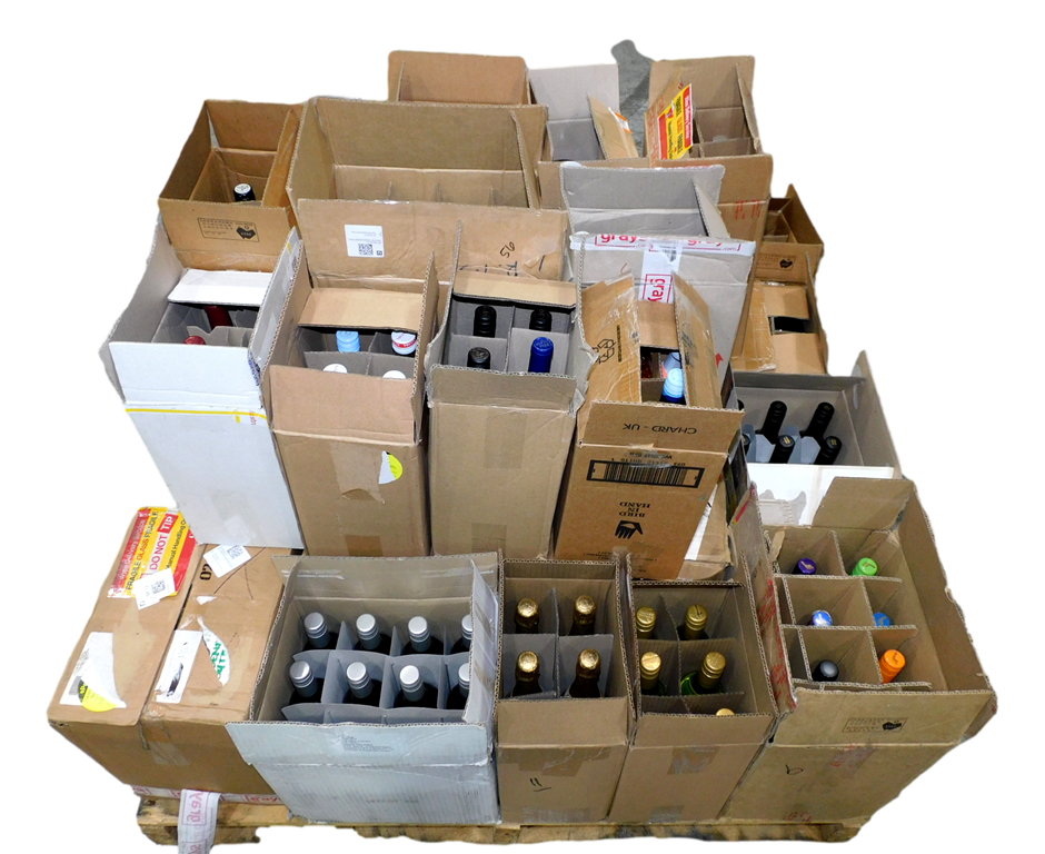 Pick Up Pallet of Wine Approx 27 Assorted Cartons of Wine Auction (0009 ...