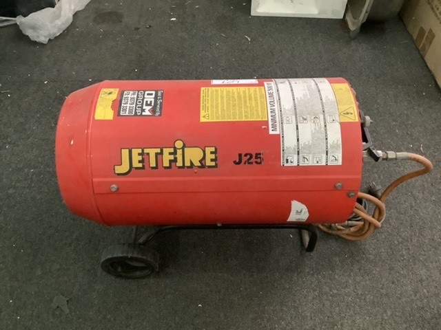 Jetfire J25 Portable Workshop Gas Heater Auction (0021-9047742) | Grays ...