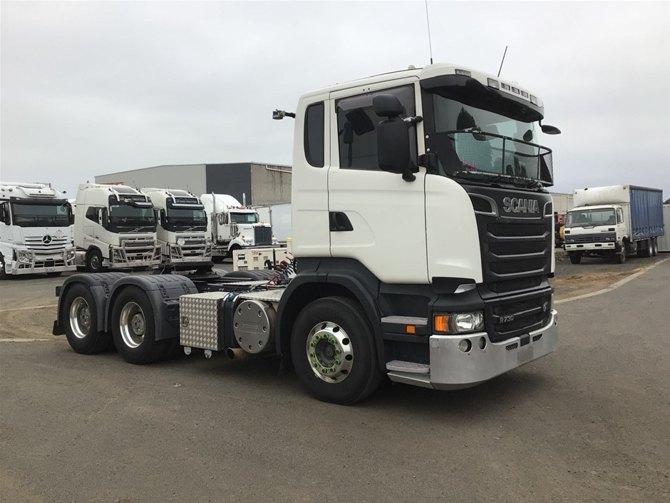 No Reserve Scania Prime Mover & Maxitrans Trailer 