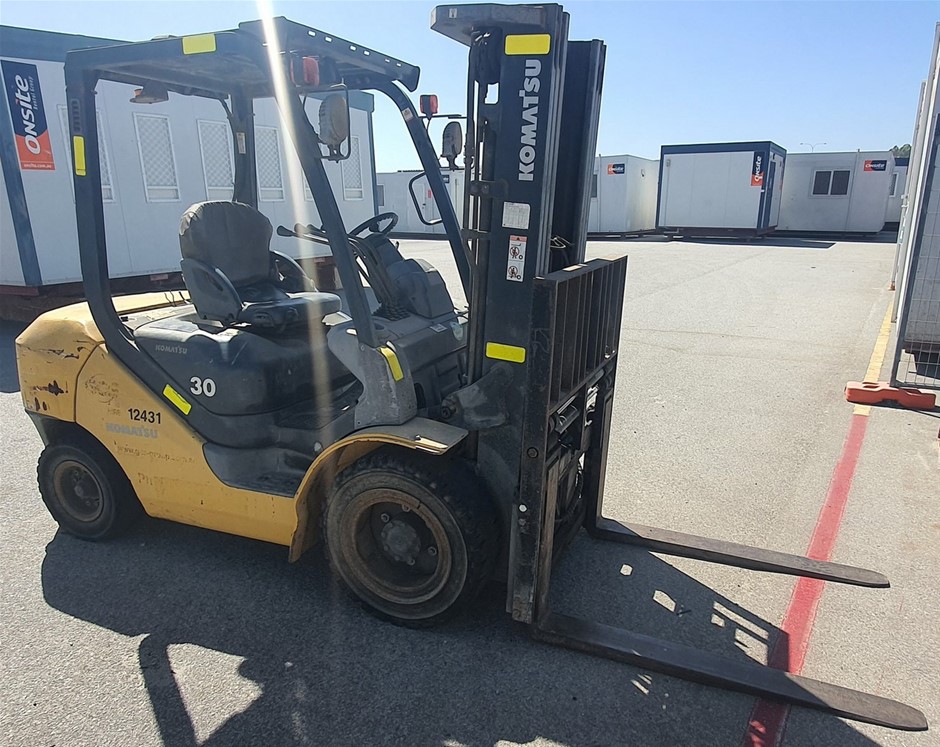 2011 Komatsu FD30T16 Forklift 3.0t 3.0m Diesel (Wangara) Auction