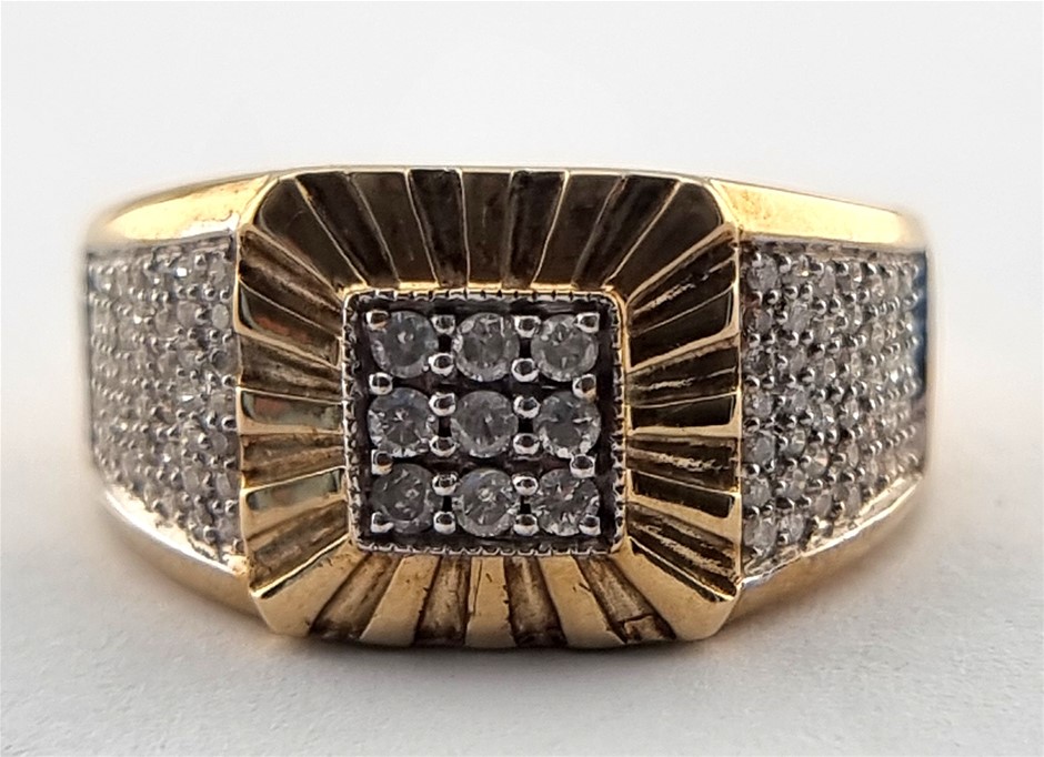 Yellow Gold And Diamond Ring Auction 0006 2557932 Grays Australia