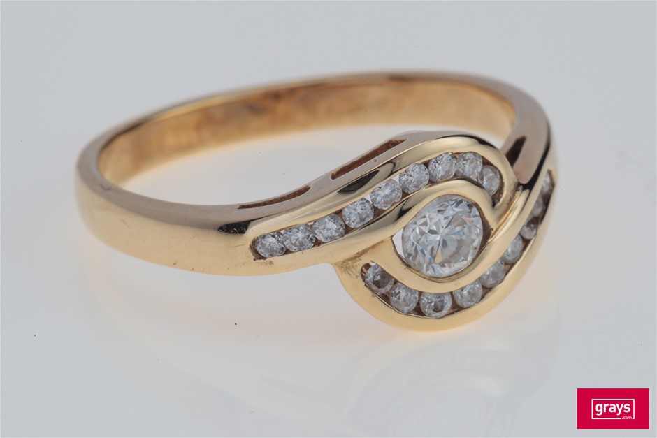 9CT YELLOW GOLD Dress Ring Auction (0063-5055334) | Grays Australia