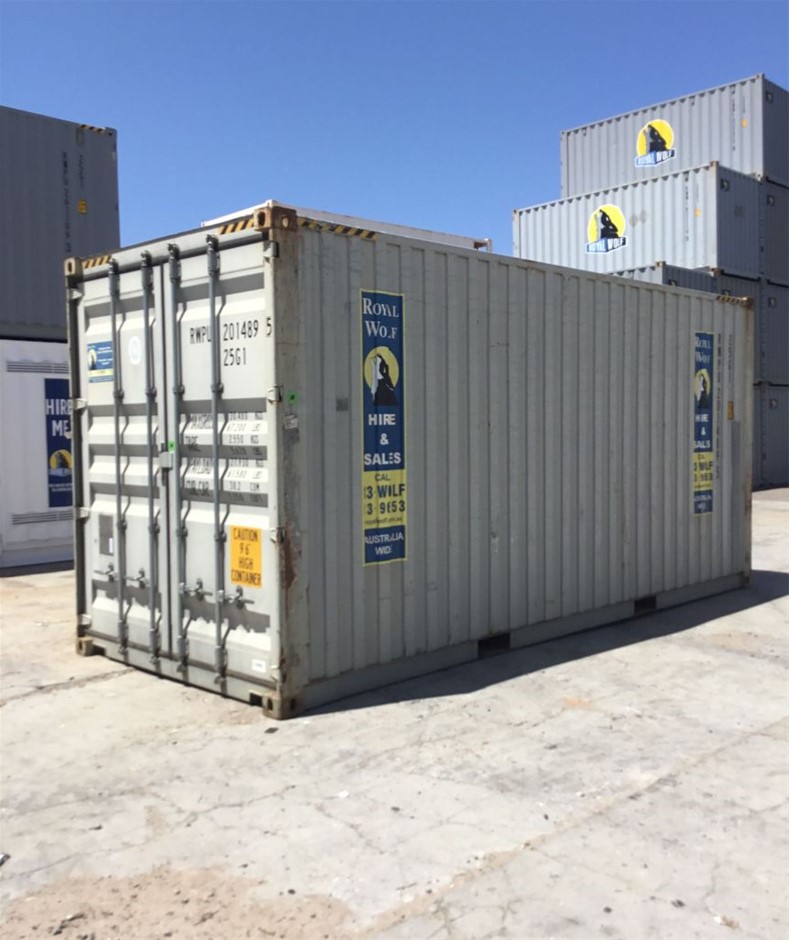 20'HC Pallet Wide Container Auction (0005-9048411) | Grays Australia