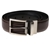 SIGNATURE Men's Italian Leather Reversible Belt, Pant Size 32, Black/Brown.