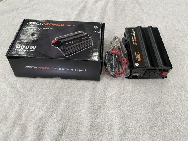 No Reserve - ITech World 400w Pure Sine Inverter