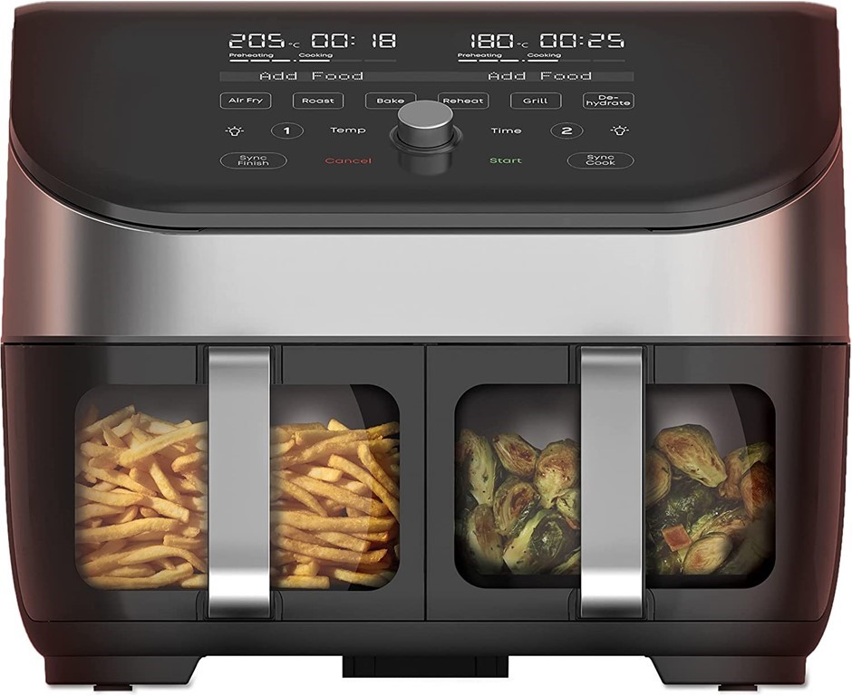 INSTANT POT Clear Cook Vortex Plus Dual Air Fryer, 8L.