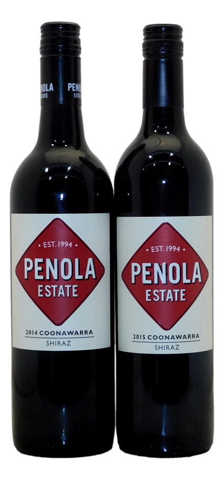 Penola Estate Shiraz Pack Mixed Vintage (2x 750mL) Coonawarra Auction ...