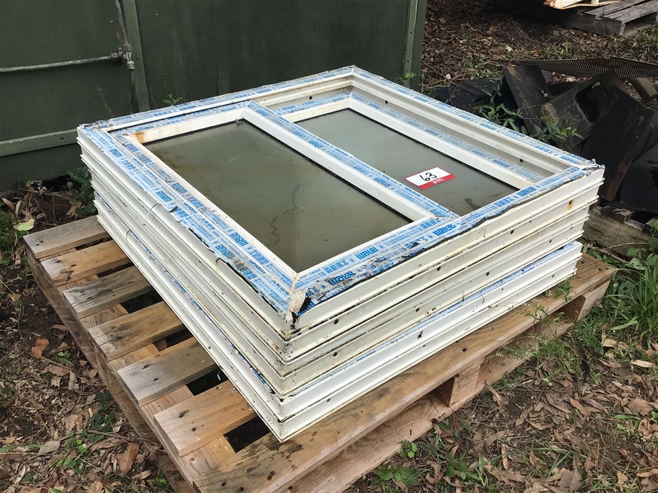 Qty 3x Sliding Glass Window Sets Auction (0063-7049895) | Grays Australia