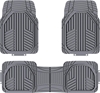 AMAZON BASIC 3-Piece All-Weather Protection Heavy Duty Rubber Floor Mats fo