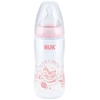 4 x NUK First Choice Plus Baby Rose 300ml Bottle.