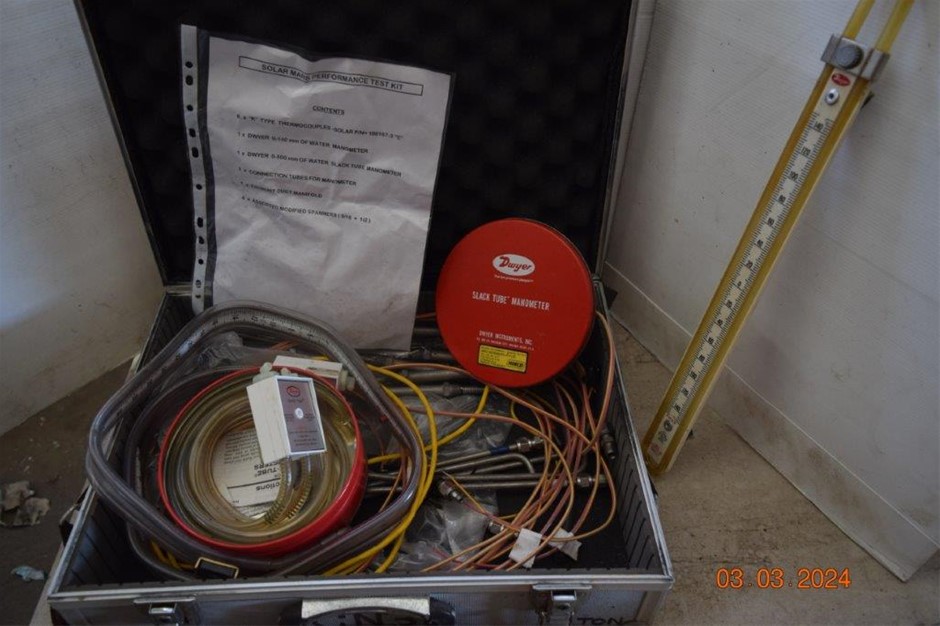 Solar Mars Performance Test Kit Auction (0050-9049056) | Grays Australia