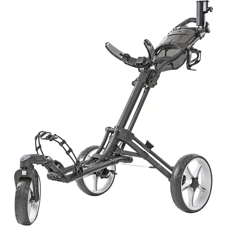 INCONTRO Sports Leopard 3 Wheel Golf Push Cart With Swivel Front Wheel. NB: