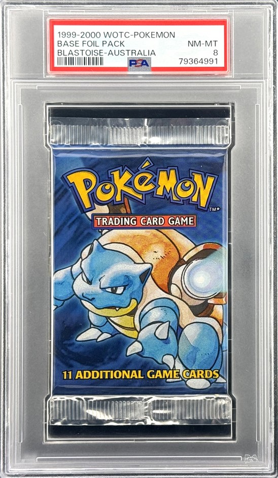 RARE AUSTRALIAN 1999-2000 WOTC-POKEMON BASE SET FOIL PACK (BLASTOISE ...