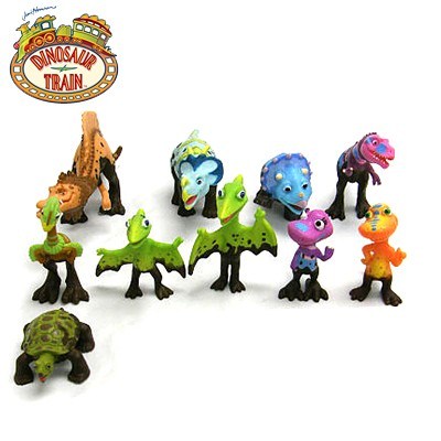 Dinosaur on sale train figurines